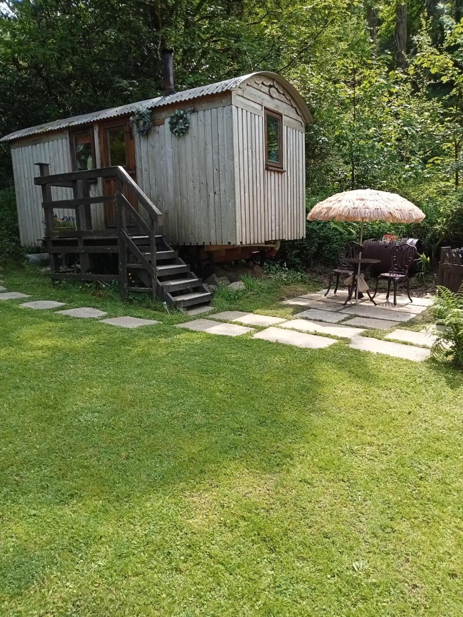 'Morris' The Shepherd'S Hut And Woodland Hot Tub Experience Carmarthen Exterior photo