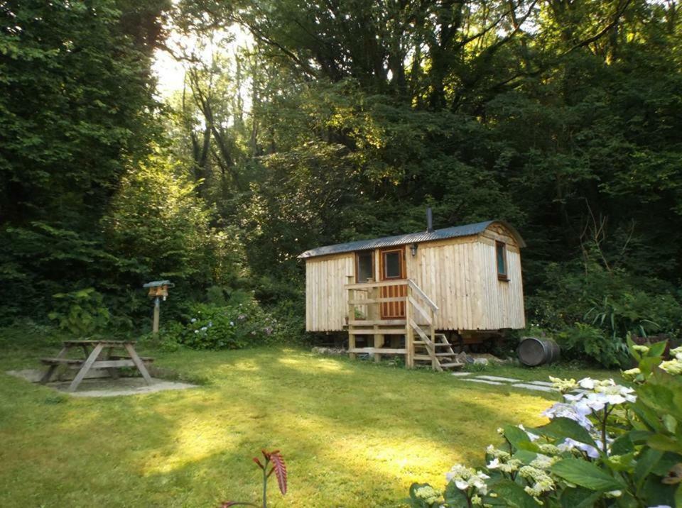 'Morris' The Shepherd'S Hut And Woodland Hot Tub Experience Carmarthen Exterior photo